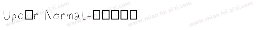 UpcHr Normal字体转换